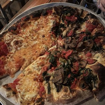 Picco Pizza & Ice Cream - LG Half & Half Specialty Pizza - Pizza Near Me - Boston, Massachusetts Picco Pizza & Ice Cream - LG Half & Half Specialty Pizza - Pizza Near Me - Boston, Massachusetts