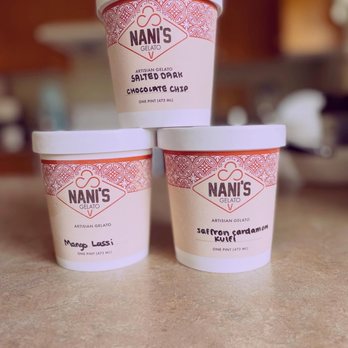 Nani's Gelato - three cups of gelato - Ice Cream & Frozen Yogurt Near Me - Toronto, Ontario Nani's Gelato - three cups of gelato - Ice Cream & Frozen Yogurt Near Me - Toronto, Ontario