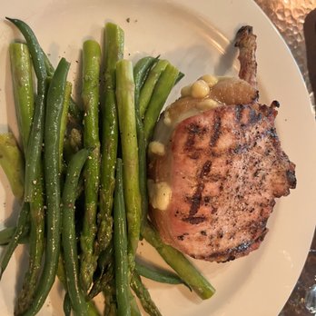 Cypress Grille - Gouda stuffed pork chop - New American Near Me - Boerne, Texas