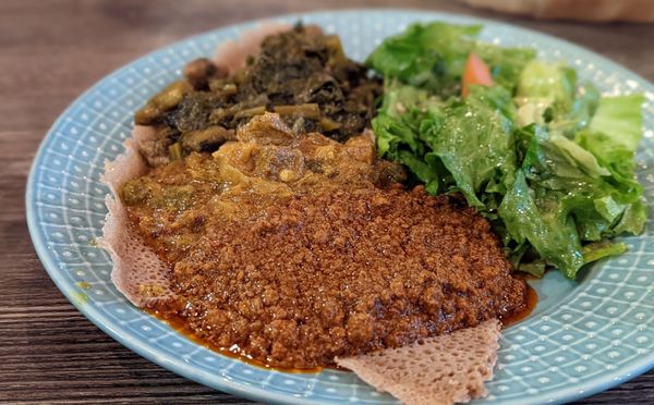 Photo of House of Tadu Ethiopian Kitchen - San Francisco, CA, US. Meat combo