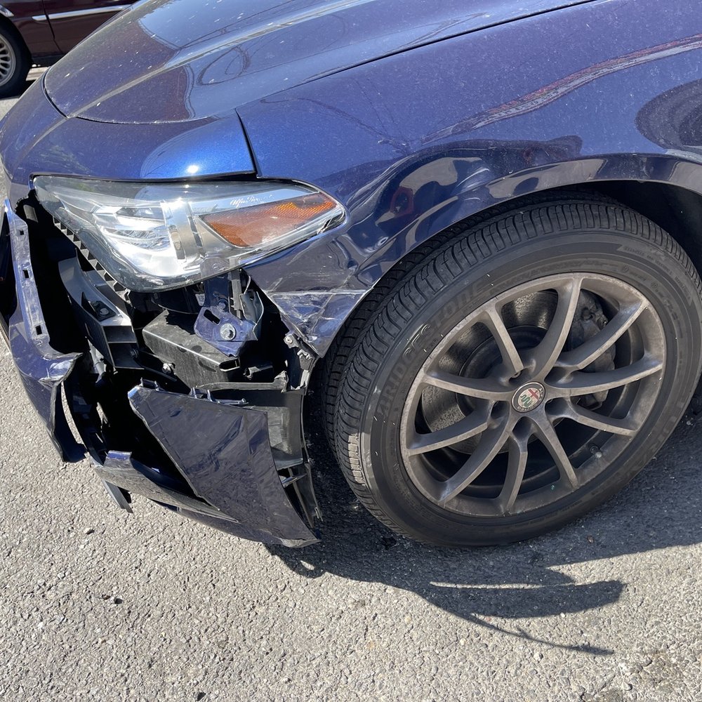 Junior Auto Collision - My car when it got hit - Body Shops Near Me - Jamaica, New York