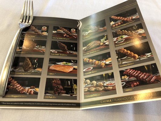 Menu photo 4 Chima Steakhouse Fort Lauderdale, FL Menu photo 4 Chima Steakhouse Fort Lauderdale, FL