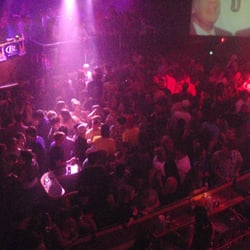 90s Night on Thursdays - music videos playing on the projector screen