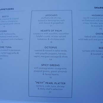 The Chase - Menu - Seafood Near Me - Toronto, Ontario