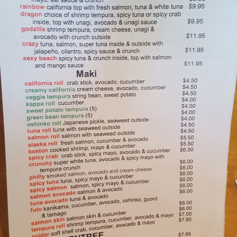 Kimura Sushi - Menu part 2 May 2017 - Sushi Bars Near Me - Chicago, Illinois Kimura Sushi - Menu part 2 May 2017 - Sushi Bars Near Me - Chicago, Illinois