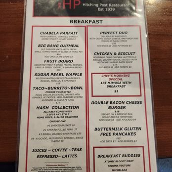 HP Cafe - Breakfast Menu - New American Near Me - Sedona, Arizona HP Cafe - Breakfast Menu - New American Near Me - Sedona, Arizona