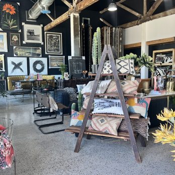 Holt x Palm - Holt x Palm interior of retail space...pillows, art, furniture, books, plants - Home Decor Near Me - Ontario, California
