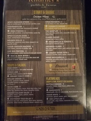 Menu photo 7 Killarney's Publick House Hamilton Township, NJ