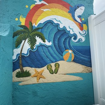 Beach Burger Shack - Nice Mural - Burgers Near Me - Clearwater, Florida