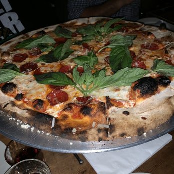 Lucali - Pepperoni pizza - good, but not worth the wait or the attitude of the hostess - Pizza Near Me - Brooklyn, New York Lucali - Pepperoni pizza - good, but not worth the wait or the attitude of the hostess - Pizza Near Me - Brooklyn, New York