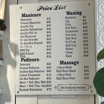 FeiFei Nail & Spa - Price List - Nail Salons Near Me - Oakland Gardens, New York FeiFei Nail & Spa - Price List - Nail Salons Near Me - Oakland Gardens, New York
