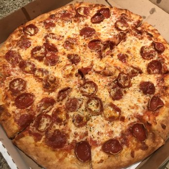 Big Rob's Pizzeria - Large Pepperoni. Is probably closer to a medium at most places. So get an XL. If you're really hungry see the next picture.... - Pizza Near Me - Westminster, California