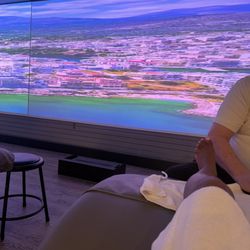 Your view while getting a massage