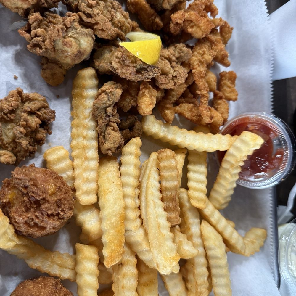 Oysters and clams Oysters and clams