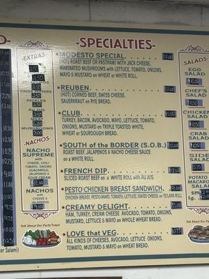 Menu photo 6 The Sandwich Shop Modesto, CA Menu photo 6 The Sandwich Shop Modesto, CA