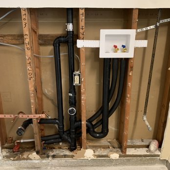 Everett Keene Plumbing - Laundry box insulation and laundry sink rough set up - Plumbing Near Me Everett Keene Plumbing - Laundry box insulation and laundry sink rough set up - Plumbing Near Me