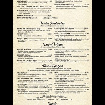 Morley's American Grill - Menu - American Near Me - Massena, New York
