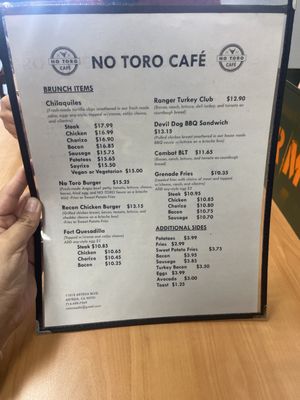 Menu photo 6 No Toro Cafe Artesia, CA