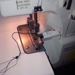 Pfaff Creative Sewing Center - Sixth time. Still can't get it threaded. My serger is officially WORSE than before I brought it here for service.