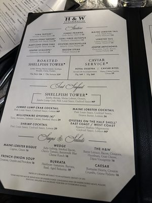 Menu photo 2 H&W Steakhouse Norcross, GA