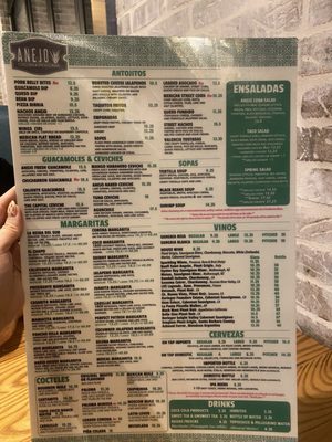 Menu photo 4 Anejo Cocina Winter Park Winter Park, FL