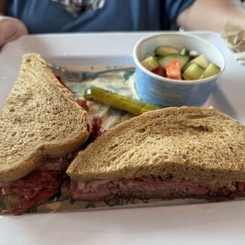 McAlister's Deli - The New Yorker with cucumber and tomato salad - Sandwiches Near Me - Port Charlotte, Florida McAlister's Deli - The New Yorker with cucumber and tomato salad - Sandwiches Near Me - Port Charlotte, Florida