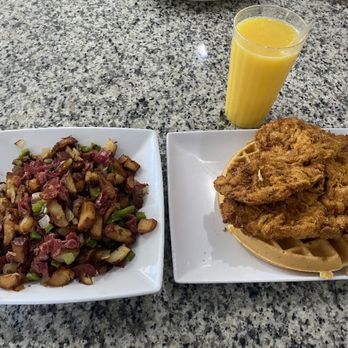 The Cracked Egg of Grosse Pointe - Corned Beef Hash Skillet Breakfast and Chicken and The Chickened Waffles Breakfast - Breakfast & Brunch Near Me - Grosse Pointe, Michigan The Cracked Egg of Grosse Pointe - Corned Beef Hash Skillet Breakfast and Chicken and The Chickened Waffles Breakfast - Breakfast & Brunch Near Me - Grosse Pointe, Michigan