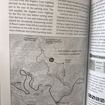 Mount Lawlor Via Red Box - Trail map - Hiking Near Me - Arcadia, California