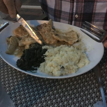Smuggler Jack's - Grandpa's "vanishing" chicken piccata. - Seafood Near Me - Massapequa, New York Smuggler Jack's - Grandpa's "vanishing" chicken piccata. - Seafood Near Me - Massapequa, New York