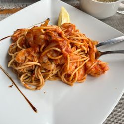Dall' Italiano Restaurant - Prawn linguine (yummy)