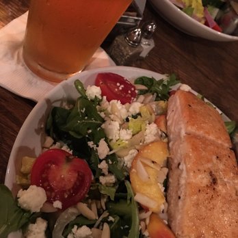 MOSAIC Restaurant - Garden salad with grilled salmon - New American Near Me - Richmond, Virginia MOSAIC Restaurant - Garden salad with grilled salmon - New American Near Me - Richmond, Virginia