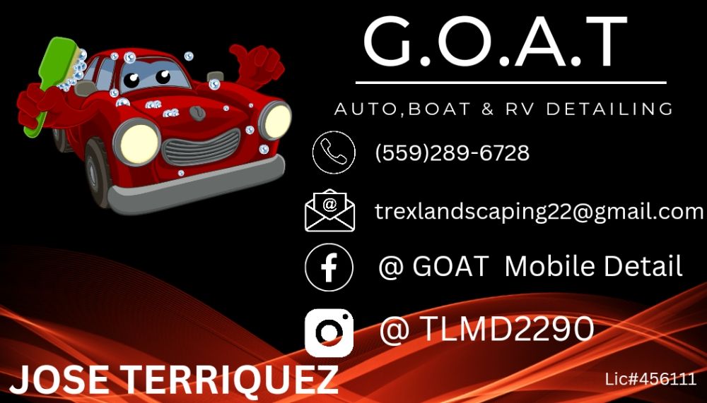 G.O.A.T AUTO BOAT & RV DETAILING Request a Quote 15 Photos Fresno