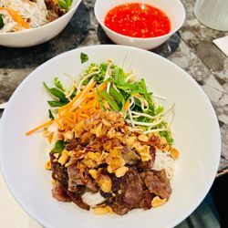 Dalat Cafe - One of my favorite. Lemongrass grilled beef with noodles
