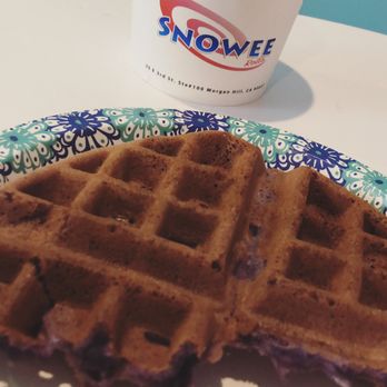 Snowee Rolls - Waffle and strawberry cheesecake ice cream! - Ice Cream & Frozen Yogurt Near Me - Morgan Hill, California