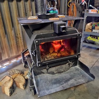 Kirkwood Welding - Homemade woodburning stove - Metal Fabricators Near Me