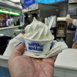 Kohr Brothers - Vanilla and Orange Sherbet swirl.