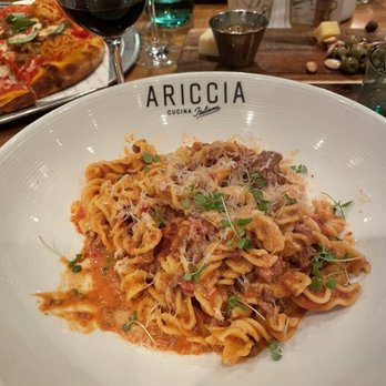 Ariccia Cucina - Fusilli Bolognese - Italian Near Me - Auburn, Alabama