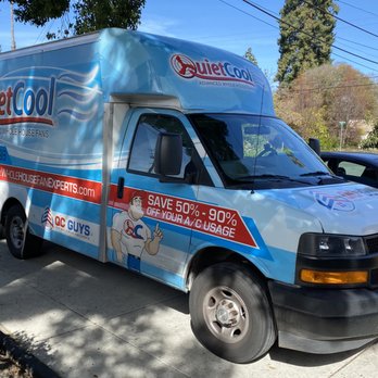 The QuietCool Guys - Their colorful truck in my driveway - Heating & Air Conditioning/HVAC Near Me - Temecula, California The QuietCool Guys - Their colorful truck in my driveway - Heating & Air Conditioning/HVAC Near Me - Temecula, California