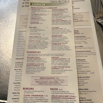 Claire's On Cedros - Menu - Breakfast & Brunch Near Me - Solana Beach, California