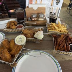 Holy Moses Tavern - Buffalo wings, hot honey wings, sweet potato fries, french fries, jalapeño poppers
