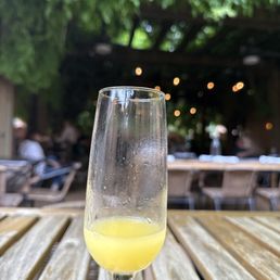 Mimosa!!! It is too good. I would have taken a picture before but I drank it a little too fast. Flavor amazing!