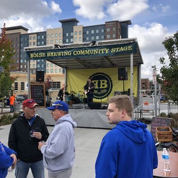 Hoptober Freshtival - a group of people standing outside of a building - Breweries Near Me - Boise, Idaho Hoptober Freshtival - a group of people standing outside of a building - Breweries Near Me - Boise, Idaho
