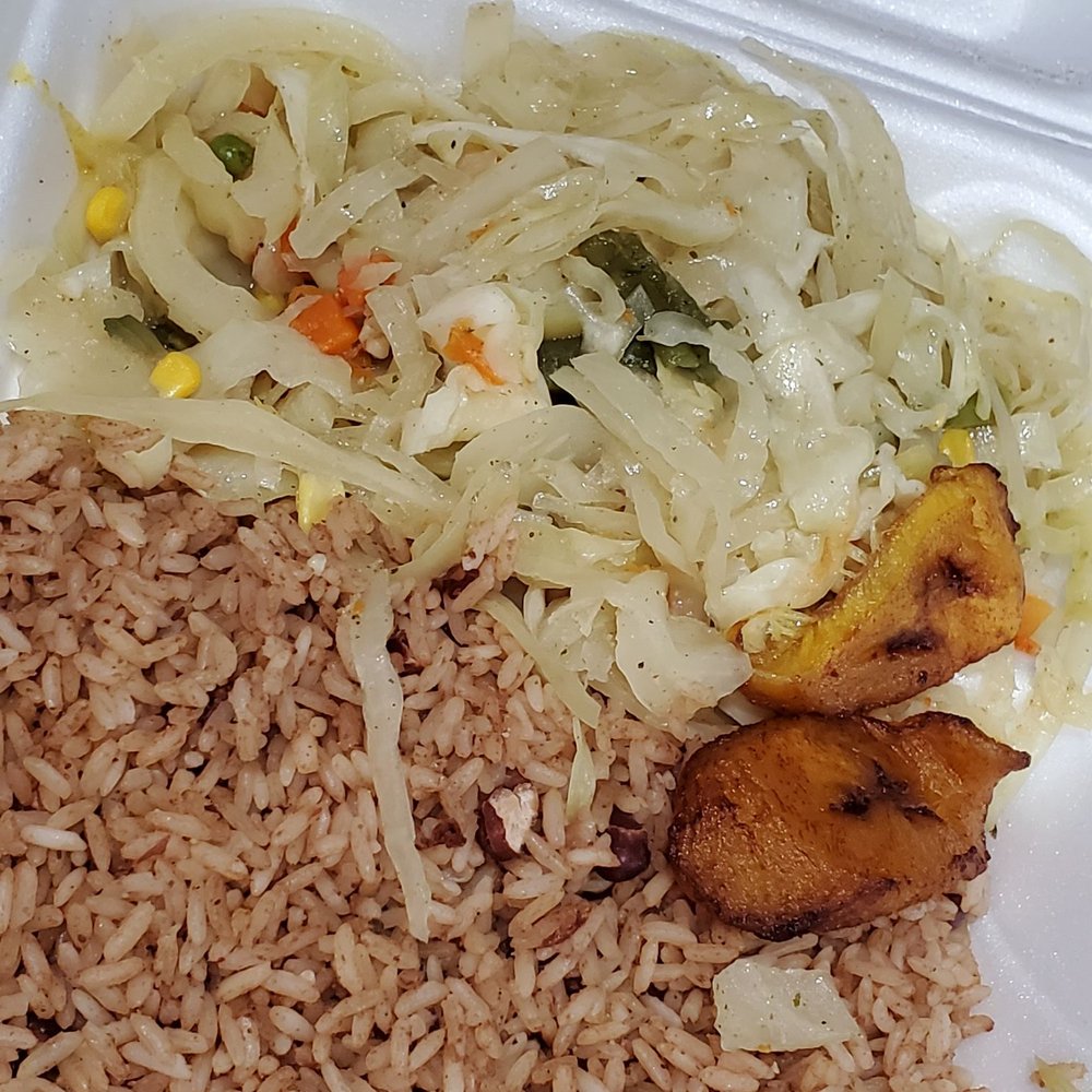 Caribbean Hut - Vegetarian plate - Caribbean Near Me - Charlotte, North Carolina Caribbean Hut - Vegetarian plate - Caribbean Near Me - Charlotte, North Carolina