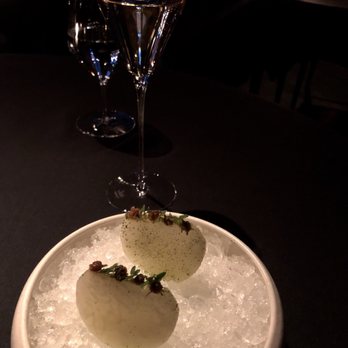 Aska - Kohlrabi compressed with linden leaf oil and linden flower vinegar - Scandinavian Near Me - Brooklyn, New York Aska - Kohlrabi compressed with linden leaf oil and linden flower vinegar - Scandinavian Near Me - Brooklyn, New York
