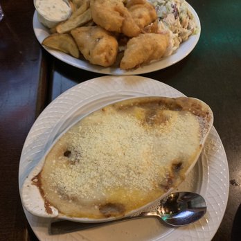 Fitzpatrick's Tavern - Fish and Chips and Shepherds Pie. Shepherd's pie was total inedible. :( - Beer, Wine & Spirits Near Me - Solvang, California