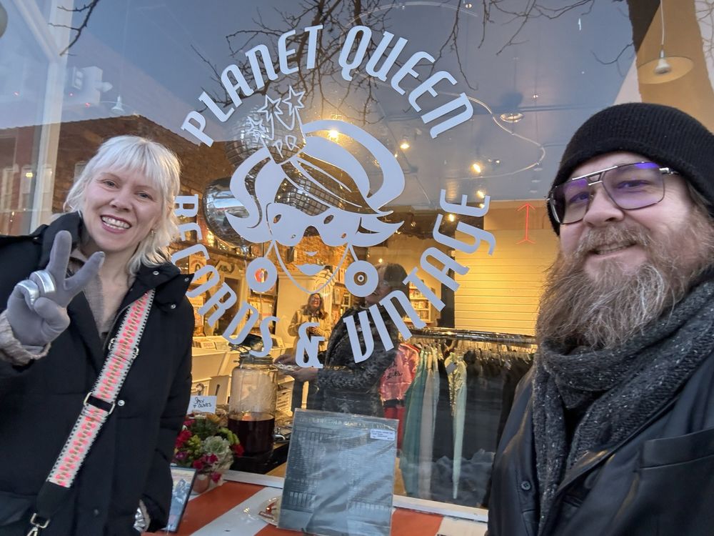 Planet Queen Records & Vintage Logo