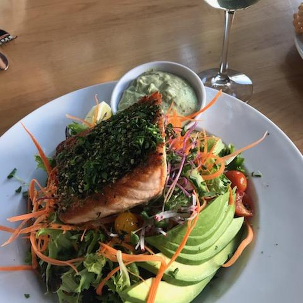 Pacific Restaurant - Salmon salad - New American Near Me - Tillamook, Oregon Pacific Restaurant - Salmon salad - New American Near Me - Tillamook, Oregon