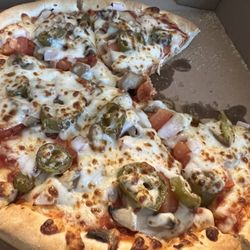 Gambino's Pizza - Create your own ... pepperoni, tomato, mushroom, onion, and jalapeno.