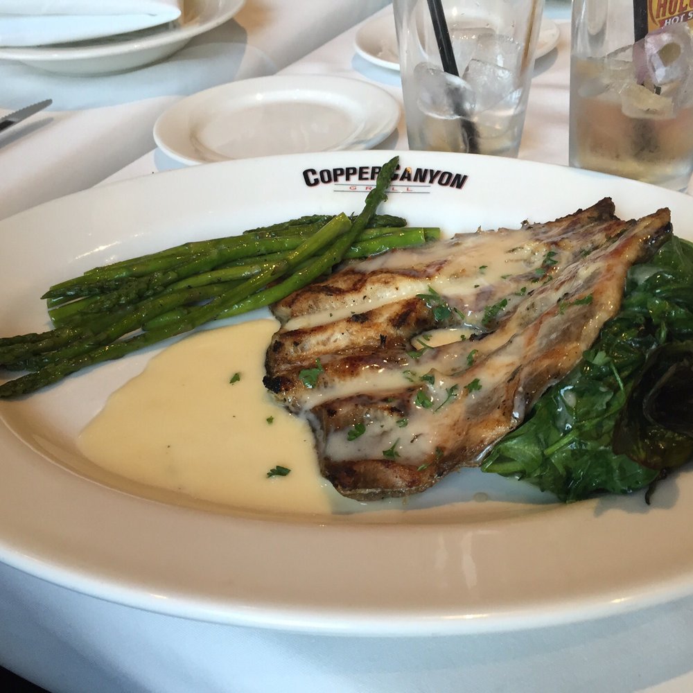 Copper Canyon Grill- Silver Spring - Tilapia with grilled asparagus - American Near Me - Silver Spring, Maryland
