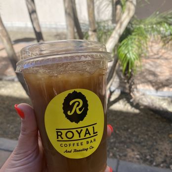 Royal Coffee Bar - Iced coffee with almond milk - Coffee & Tea Near Me - Phoenix, Arizona Royal Coffee Bar - Iced coffee with almond milk - Coffee & Tea Near Me - Phoenix, Arizona